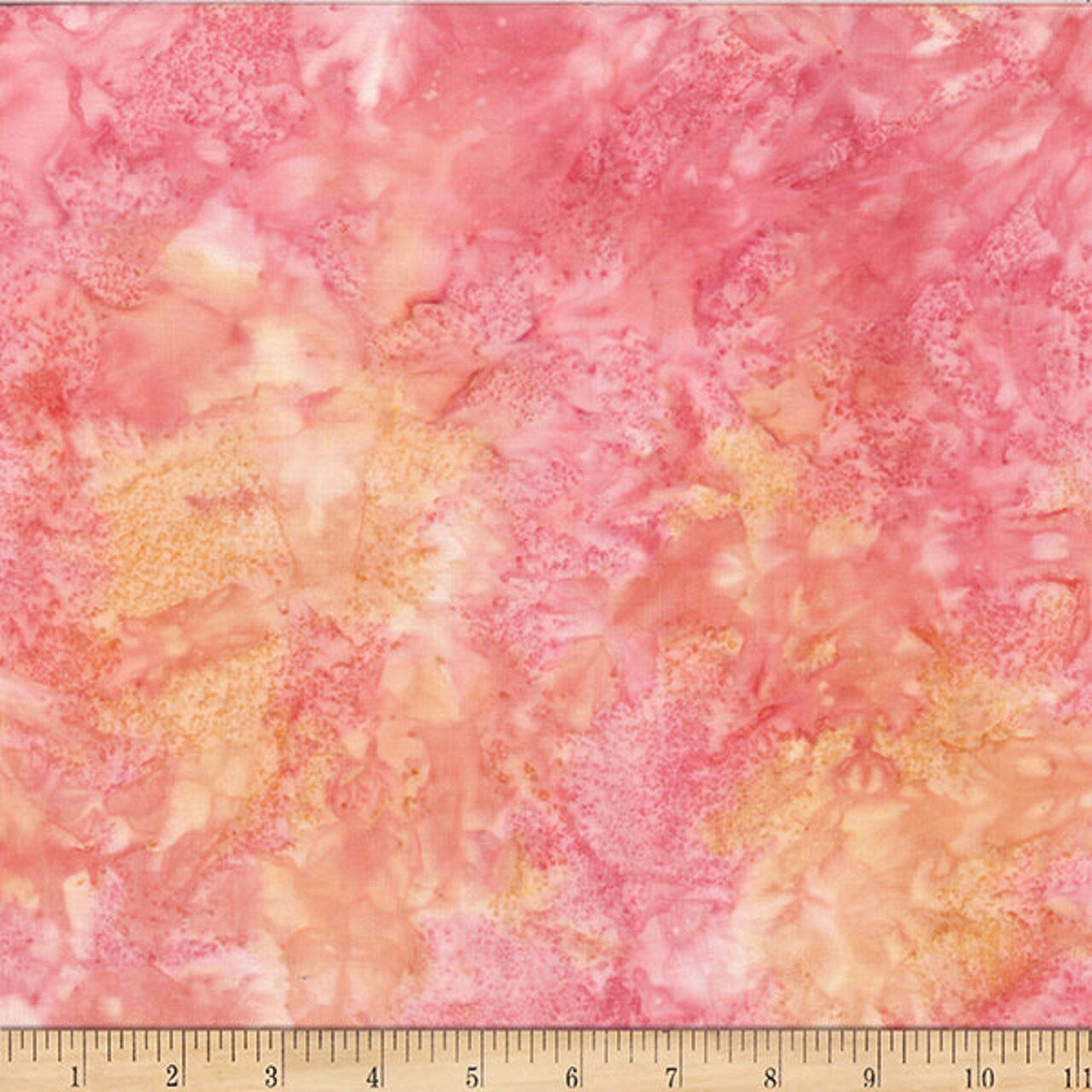 Fabric Hoffman Apricot Smoothie Bali Batiks by the Quarter Yard 1384-198